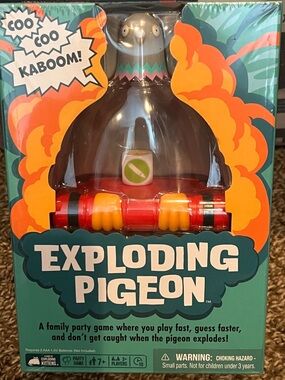 Exploding Pigeon Family Party Game Fast Timer Action Pass Before It Explodes New
